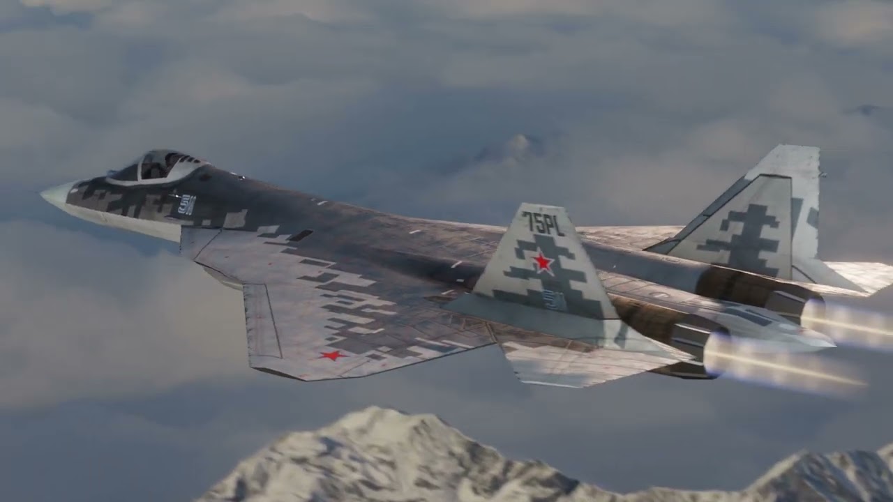 Sukhoi SU-57 Felon 3D Model