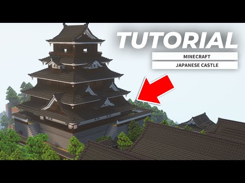 How to Build a Japanese Castle in Minecraft [Tutorial 1/2] | 日本のお城の作り方（和風建築）