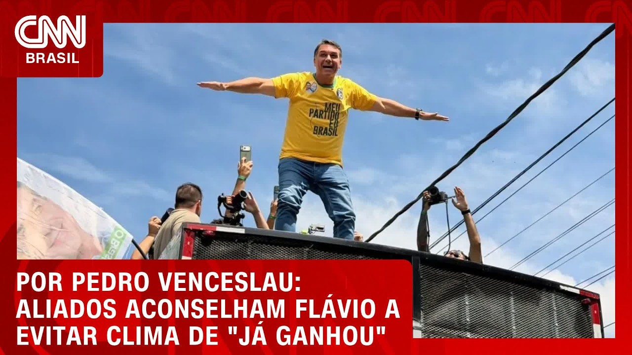Aliados aconselham Flávio a evitar clima de