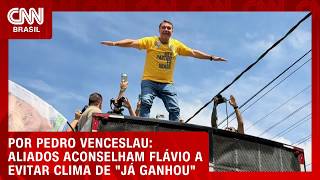 Vídeo: Aliados aconselham Flávio a evitar clima de "já ganhou" | CNN 360°
