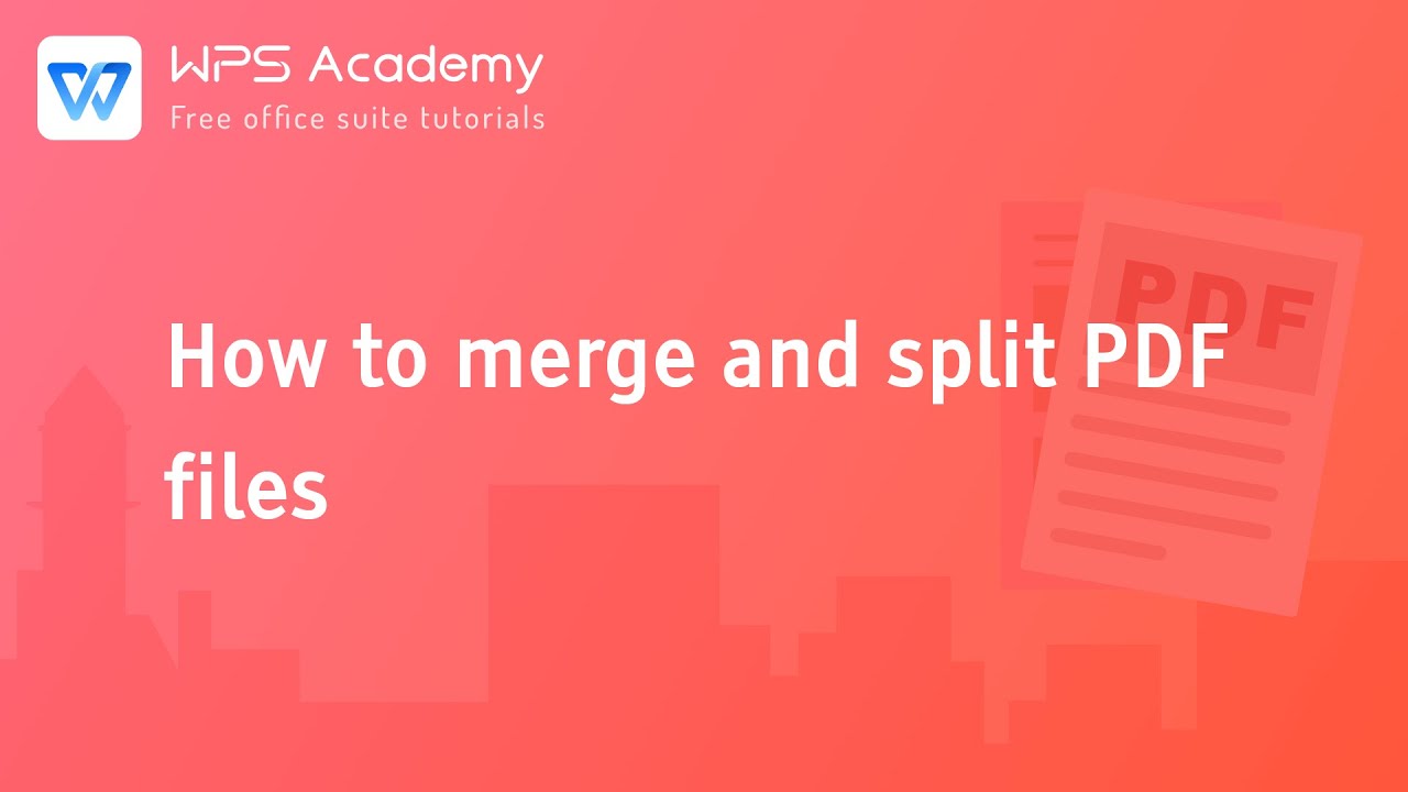Split and Merge Documents video thumbnail