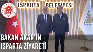 Bakan Akar, Isparta Valiliğini ve Isparta Belediyesini Ziyaret Etti, Vatandaşlar