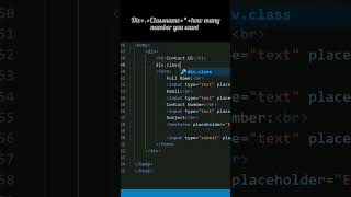 How to create multiple div with class in one click in VS Code || #shorts #vscode #html