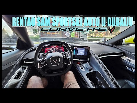 RENTAO SAM NOVU CORVETTE U DUBAIJU I ODMAH DOBIO KAZNU...