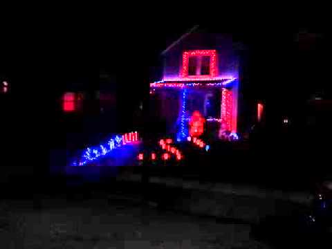 The Moore Family Christmas Lights Display 2014