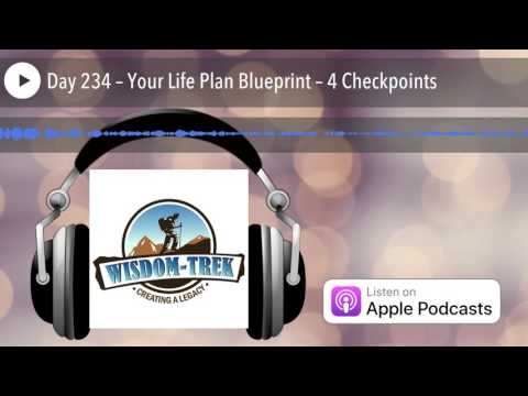 Day 234 – Your Life Plan Blueprint – 4 Checkpoints