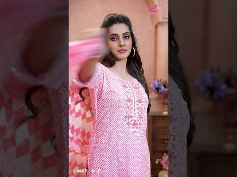 We Summer Shades Pure Cotton Wholesale Readymade Suit Catalog – product video thumbnail