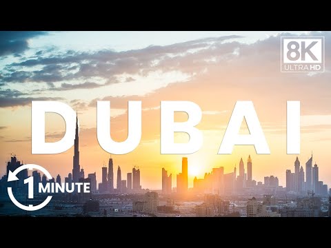 EXPLORE DUBAI in UNDER 1 minute - TOP sightseeing spots in true 8K Ultra HD