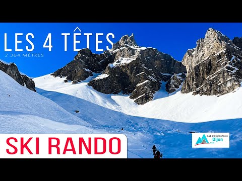 Ski rando - les 4 têtes (Massif des Aravis)