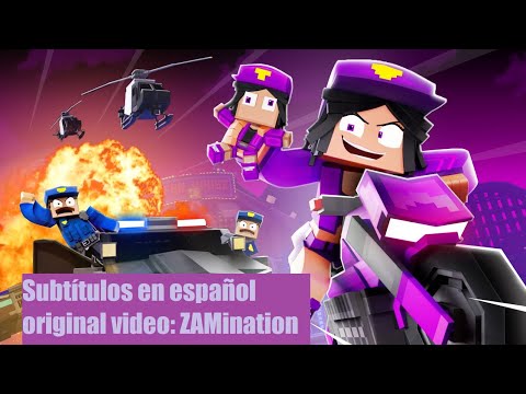 Los LoGa En Roblox 👦🏻👧🏻 - "Purple Girl" (I'm Psycho) [VERSION A] - Minecraft Animation Music Video| ZAMination