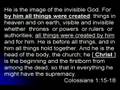 Kids First 101 Faith In Yahweh God Almighty