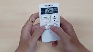 Remote máy lạnh Toshiba – Hướng dẫn chỉnh máy lạnh bằng remote