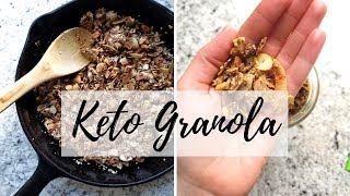 KETO GRANOLA | Simple & Easy Low Carb Paleo Recipe