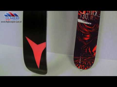 detske freestyle lyze ATOMIC freestyle PUNX, BLACK RED + atomic ezytrak 5
