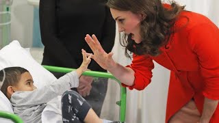 Kate Middleton Channels Princess Diana With Visit to Sick Kids in Hospital