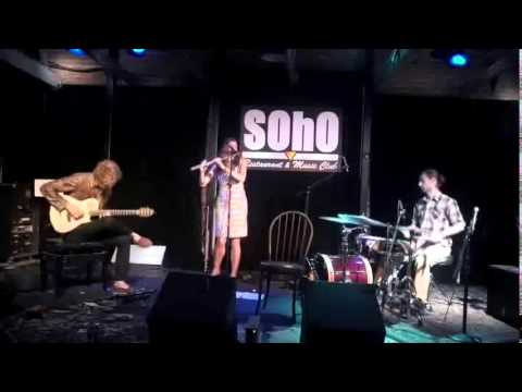 Kelp by Dusty Brough. Rebecca Kleinmann Trio Nov 2014.  Julien Cantelm, drums.