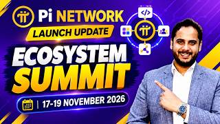 Pi Network BIG Update | Pi Ecosystem Summit 2026 | Pi New  Utility Apps & Hackat