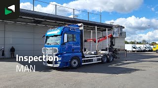 MAN TGX 33.580 TGX 6X4 Palfinger Epsilon Wood crane Holztransport Re timber truck for sale - Image 4 | Autoline UG MAN TGX 33.580 TGX 6X4 Palfinger Epsilon Wood crane Holztransport Re timber truck | Image 4 - Autoline
