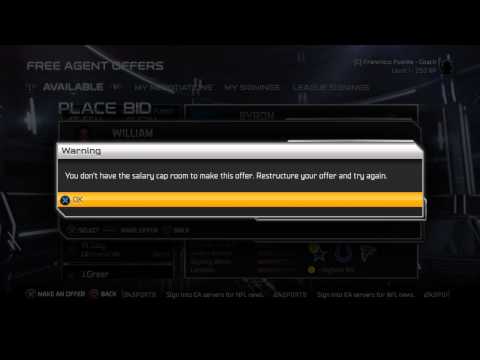 Madden NFL 15 connected franchise Oakland raiders ep. 1 free agency