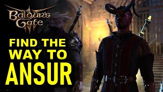 Find the Way to Ansur: All Wyrmway Chamber Puzzles | Baldur