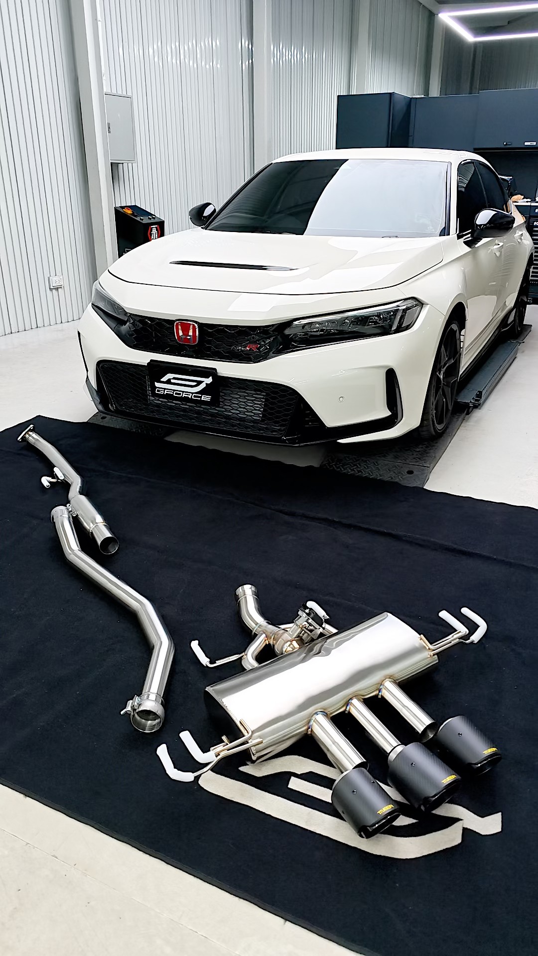 ท่อไอเสีย TNEER Honda Civic Type-R FL5 — ปิดวาล์วขับชิลด์เหมือนท่อเดิม เปิดวาล์วลั่นเต็มพิกัด