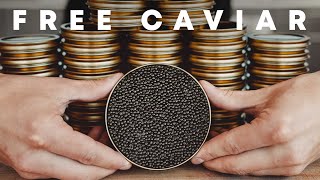 Giving Strangers Free Caviar