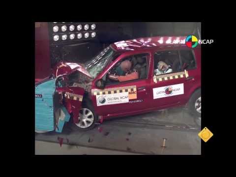Crash Test Renault Clio Mio sin bolsas de aire