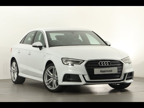 FA18UZL Audi A3 Saloon S line 1.6 TDI 116 PS 6-speed 2018 Derby Audi
