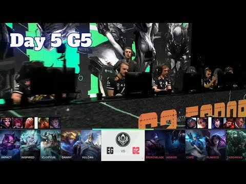 EG vs G2 - Day 5 LoL MSI 2022 Rumble Stage | Evil Geniuses vs G2 Esports full game