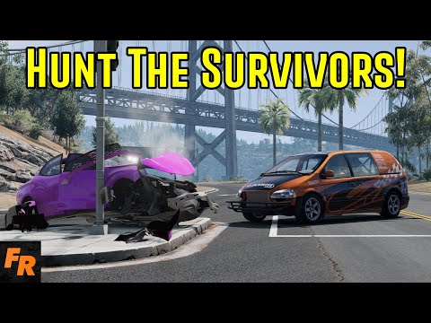 Hunt The Survivors - Seriously Big Wrecks - BeamNG Drive