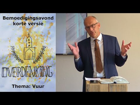 Bemoedigingsavond 3 juni 2020 - korte versie - Ds. P. van de Voorde