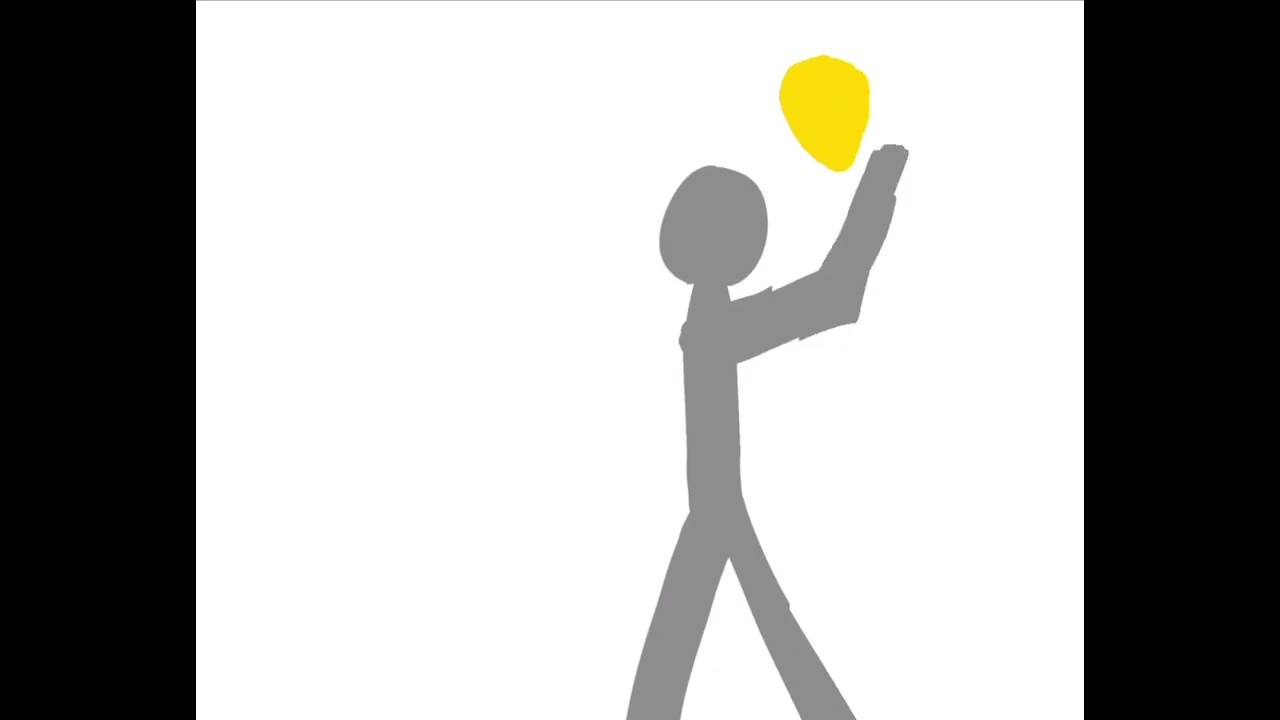 Overarm serve animation (volleyball)