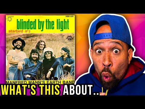 Rapper FIRST time REACTION to Manfred Mann's Earth Band - Blinded by the light!! What's this about..