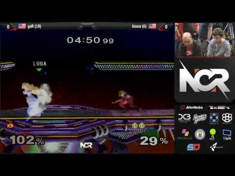 NCR 2015: Melee - Bracket Pools - Winner Semis: gaR (Sheik) vs Azusa (Peach)