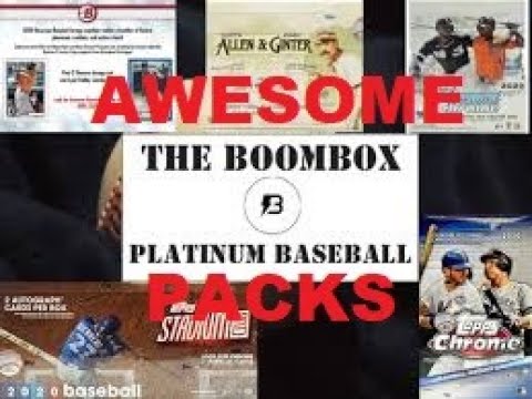 NEW October PLATINUM Baseball BOOMBOX....AWESOME PACKS!!!