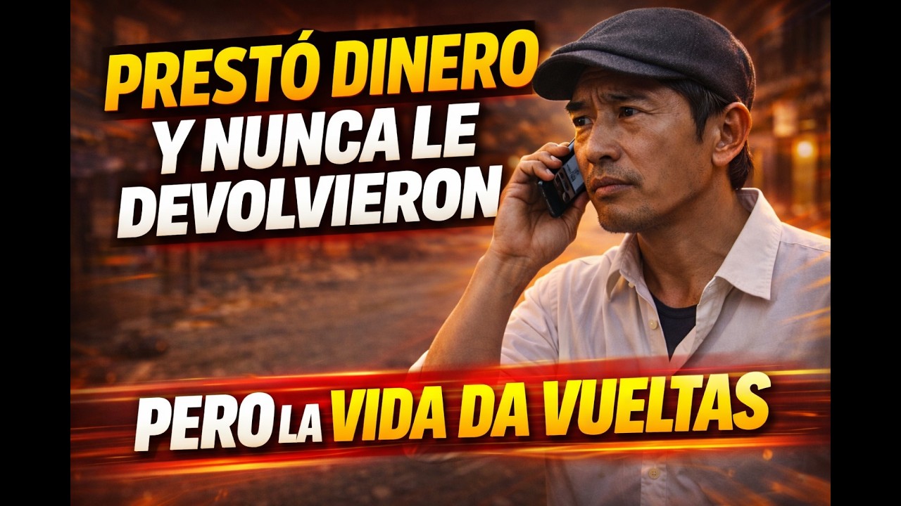 EL HOMBRE QUE PRESTÓ DINERO Y NUNCA LE DEVOLVIERON, pero la vida da vueltas