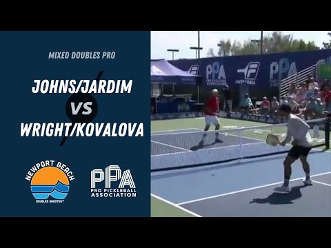 Matt Wright/Lucy Kovalova vs Ben Johns/Simone Jardim PPA Newport Winner Bracket Final Pro Pickleball