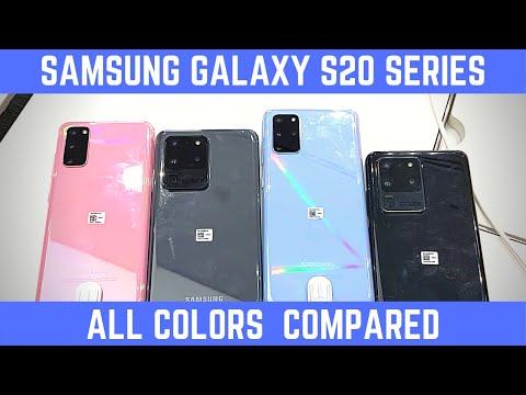 Samsung Galaxy S20 Series - Color Comparison