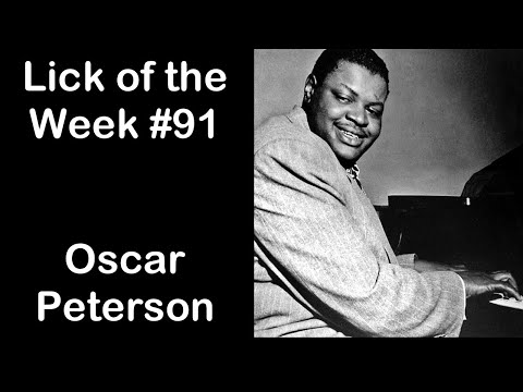 Lick of the Week #91 (Oscar Peterson ii V I Lick)