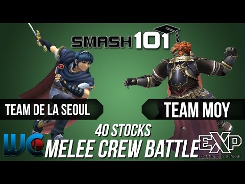 Smash 101 August Melee Draft Crew Battle - Team Moy vs. Team De La Seoul