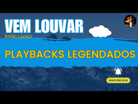 vem louvar Irmão Lázaro playbacks legendados #jesus #musica #musicocristao #louvores #gospelmusic
