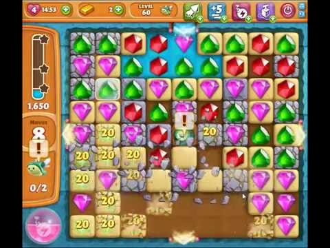 Diamond Digger Saga level 60 - no boosters used!