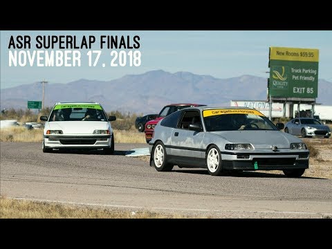 1988 CRX Si first track day! ASR Superlap 11/17/18