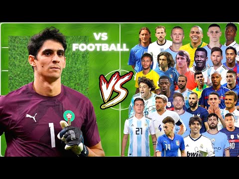 Yassine Bounou vs Football Legends (Morocco vs Football)