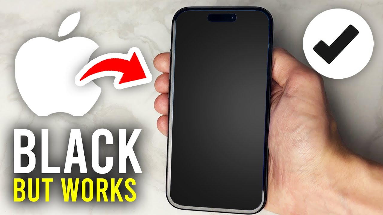How To Fix iPhone Black Screen But Still Works - Full Guide