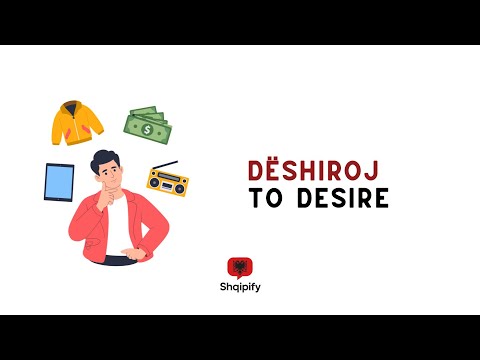 Learn the Albanian Verb “Dëshiroj” | Meaning, Conjugation & Example Sentences