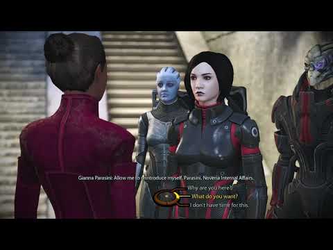 Mass Effect LE: Getting a garage pass option 3: Persuading Lorik Qui'in to testify(Renegade)