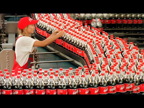Part of a video titled InSide Coca-Cola Plastic Bottles Factory: How PET ... - YouTube