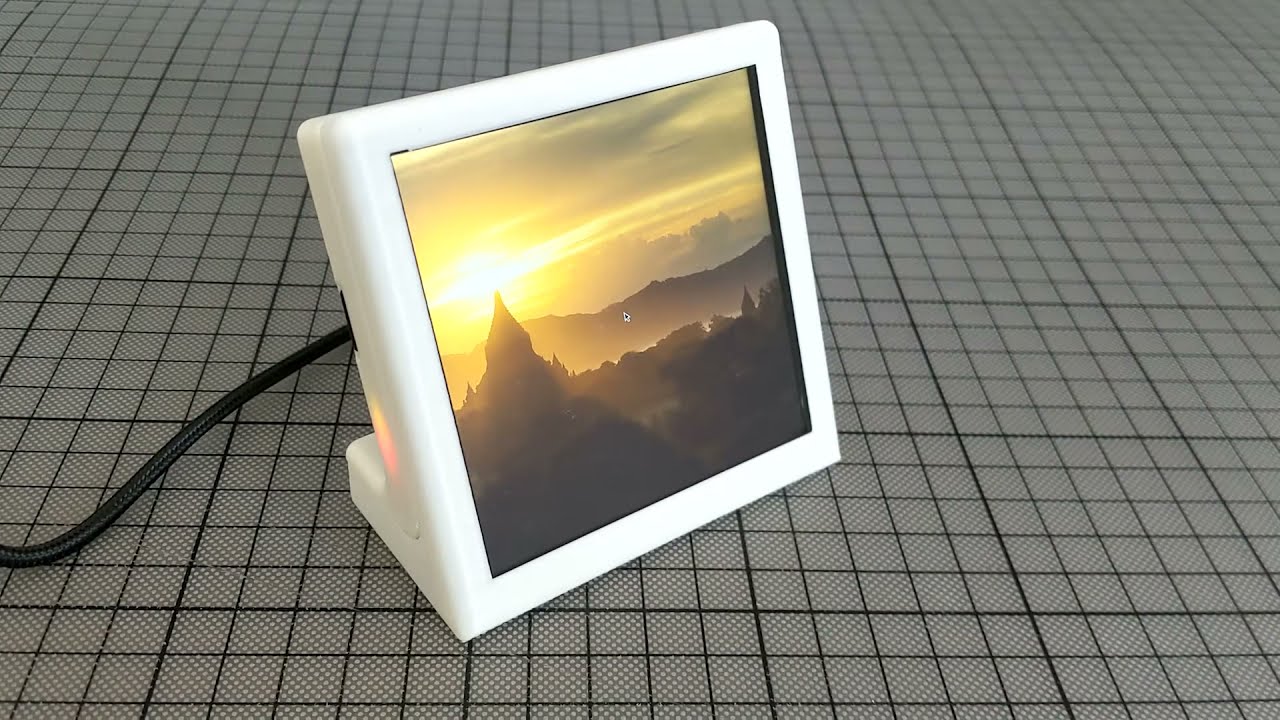 Assembly: Enclosure for pimoroni HyperPixel 4.0 Square Touch and Raspberry Pi 3 A+(Prusament)