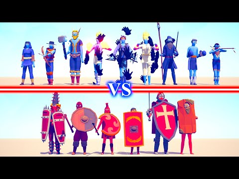 LEGACY Team vs SHIELD Team - Totally Accurate Battle Simulator TABS